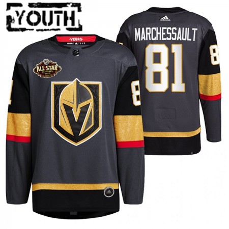 Kinder Eishockey Vegas Golden Knights Trikot Jonathan Marchessault 81 2022 NHL All-Star Schwarz Authentic